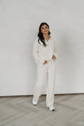 The Florence 100% Cashmere Sweater in Ivory
