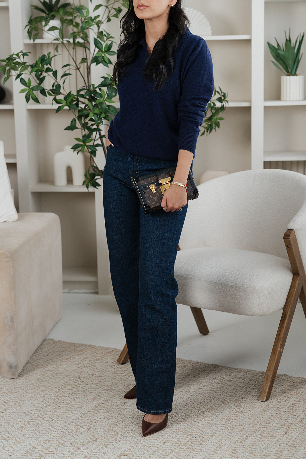 The Simone 100% Cashmere Pant