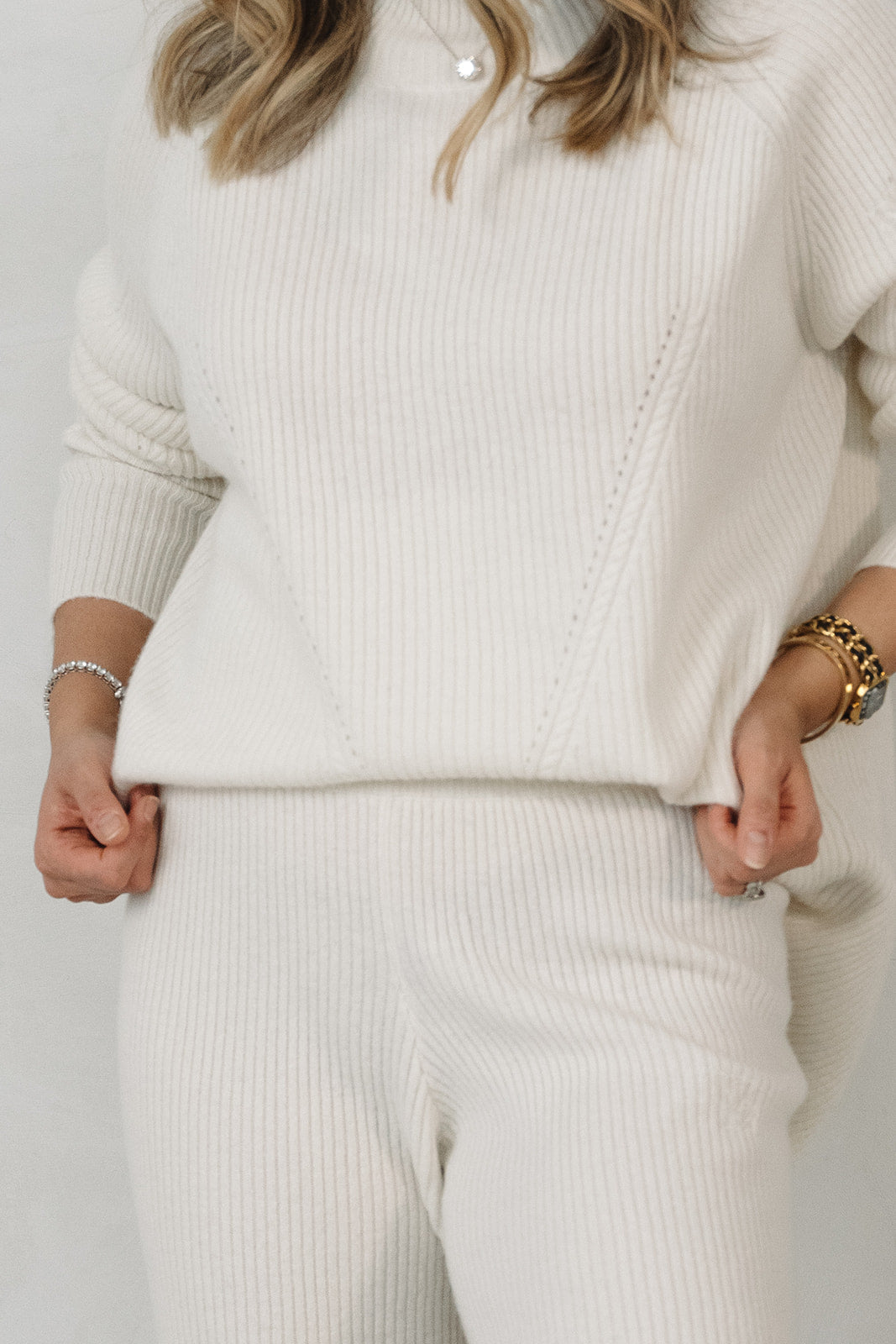 The Elise Mock Neck 100% Cashmere Sweater